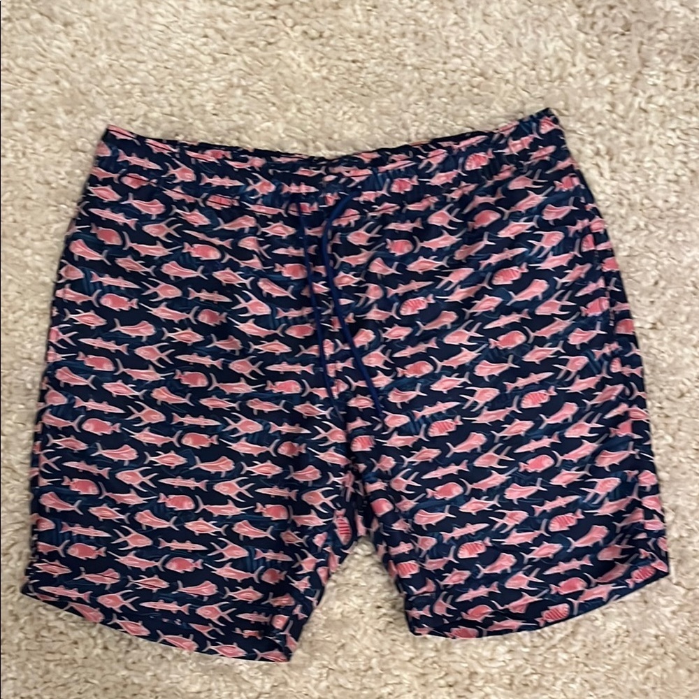 NWOT Construct Fish Pattern Swim shorts